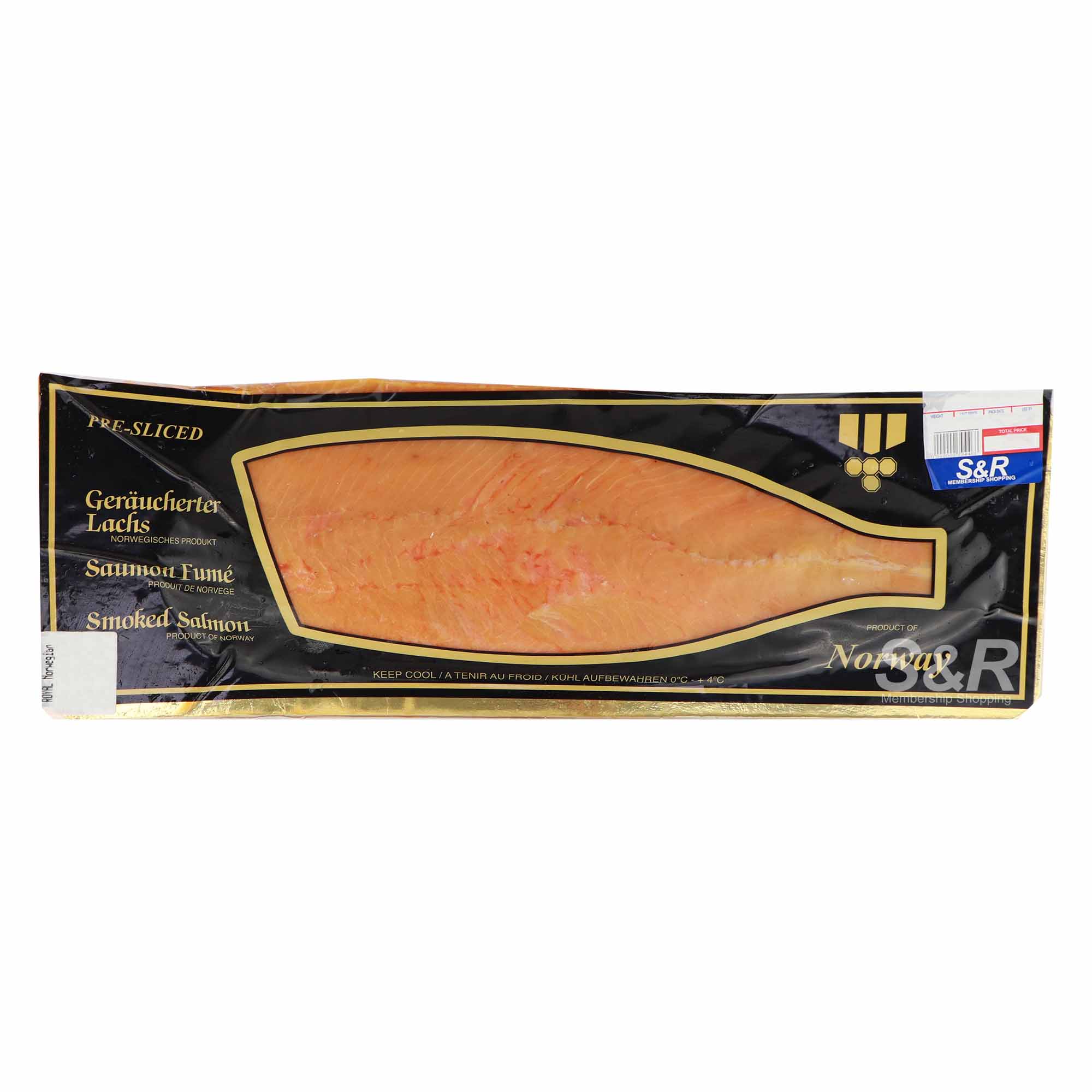 Royal Norwegian Smoked Salmon Pre-Sliced 1kg Royal Norwegian Smoked Salmon Pre-Sliced 1kg